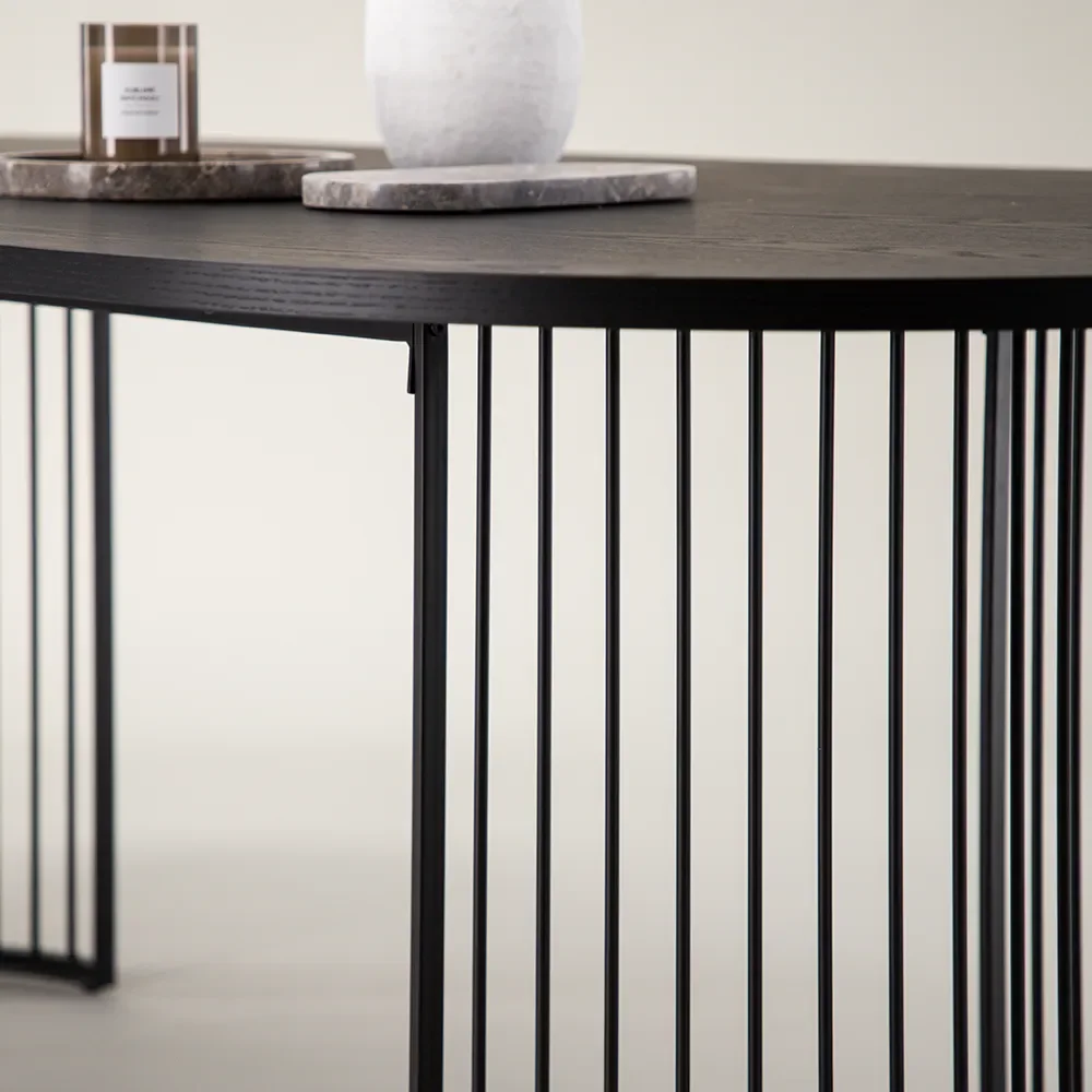 Hamneskär spisebord 110x220 cm Svart 