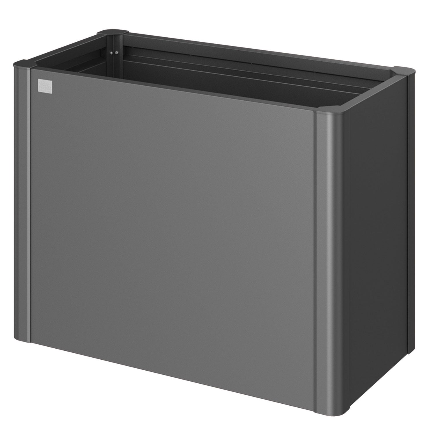 Belvedere plantebed maxi size 100 metallic mørkegrå Biohort