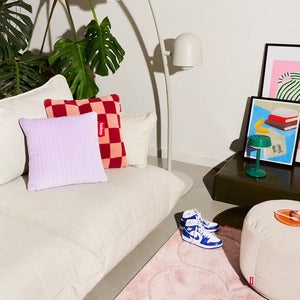 Hotspot quadro line varmepute velvet lilac