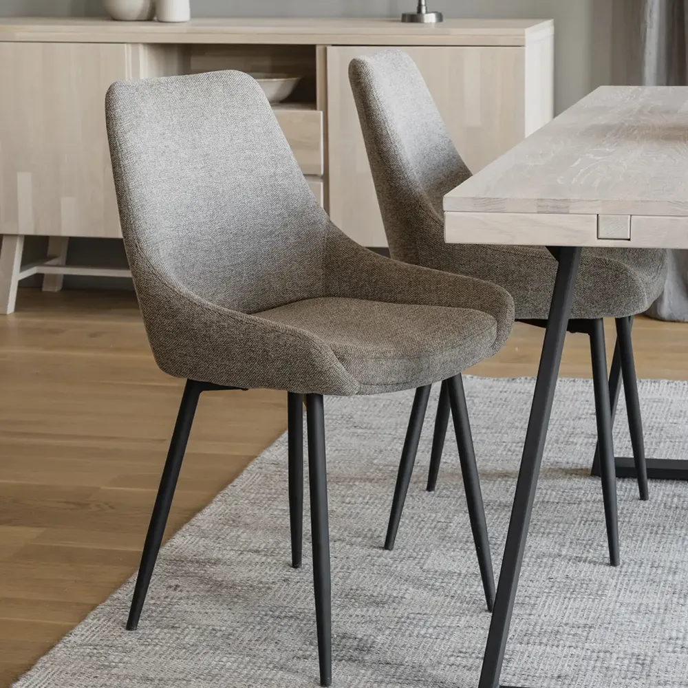 Sierra spisestol beige stoff