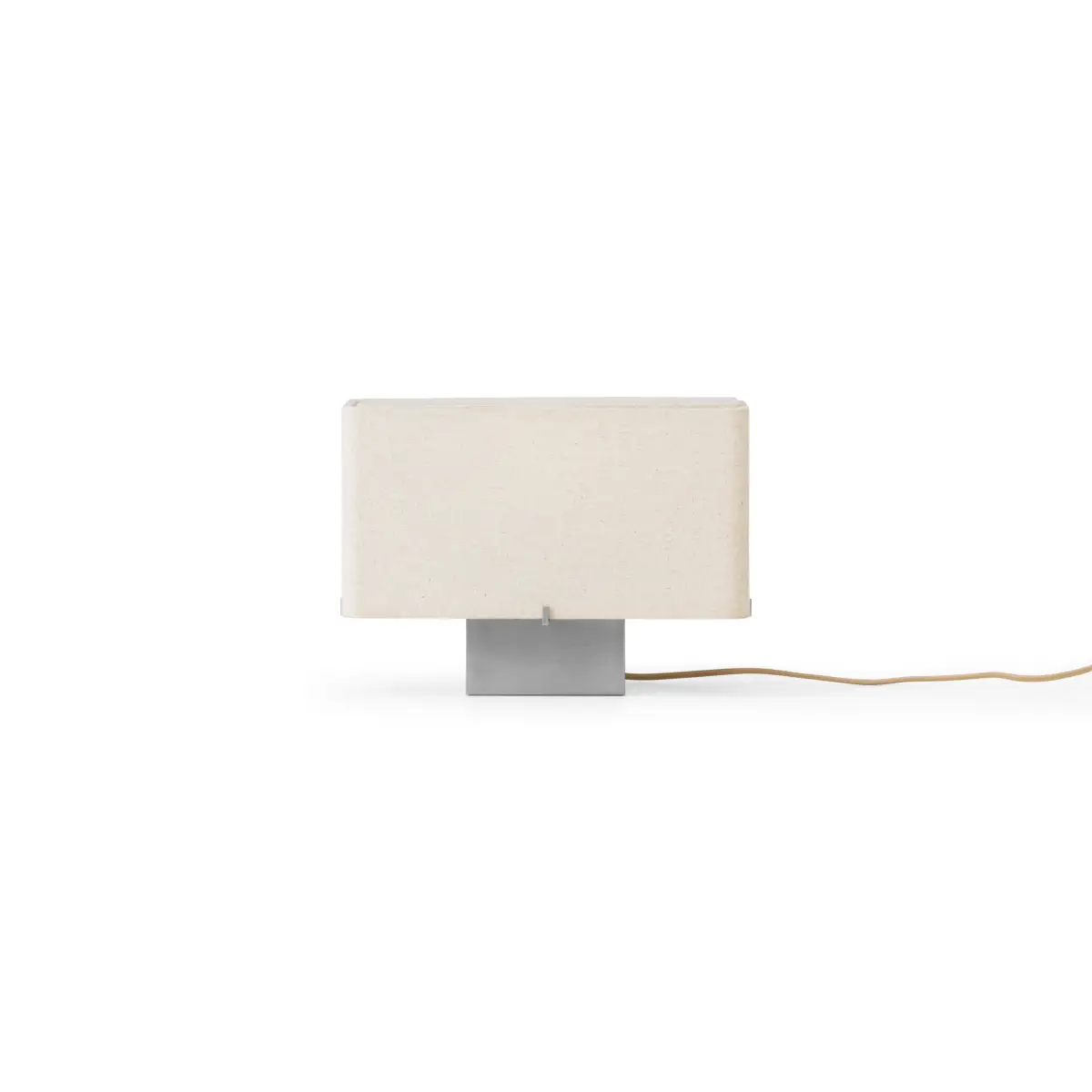 Nonna Bordlampe Børstet/Tekstil Sand H24 cm