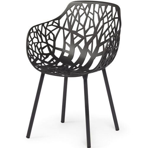 Forest armlenestol Metallic Grey