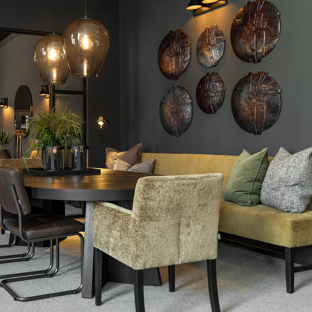 Giselle Spisesofa 140 cm Hailey curry