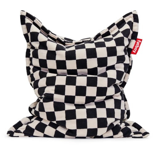 Original slim teddy Sekkestol chess black ecru