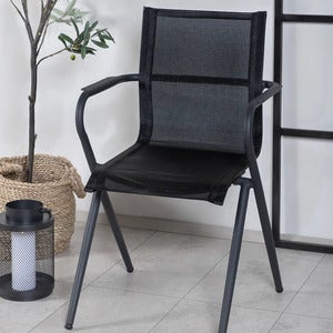 Alina spisestol svart 2-pakning 