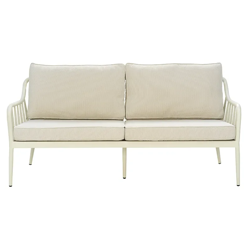Coleville 3-seters sofa  Pearl white / Dot beige