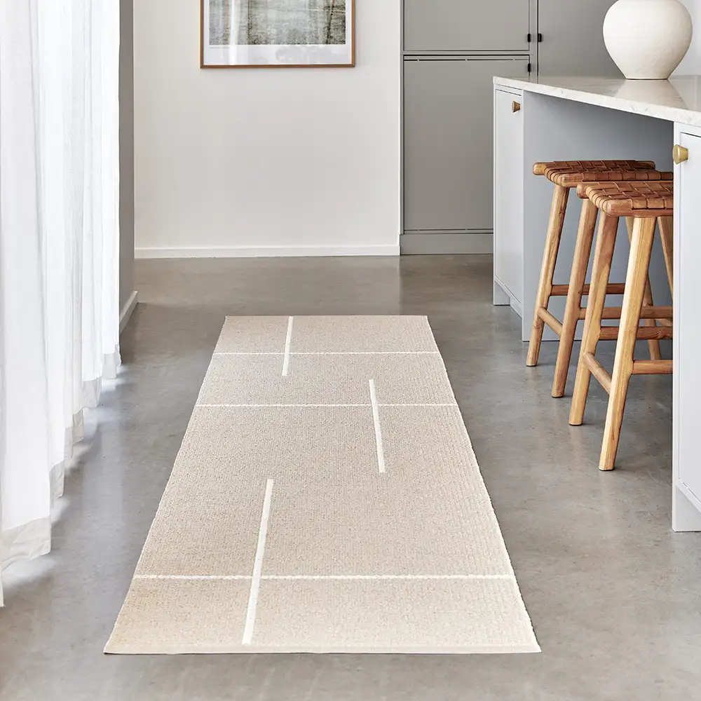 Fred matte 70x90 cm beige / vanilla 