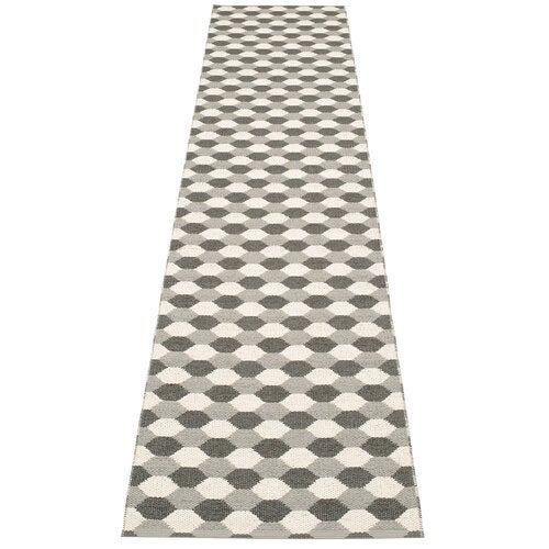 Dana matte 70x335 cm warm grey / charcoal / vanilla 