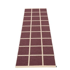Vevd Teppe Criss Burgundy 70x225 cm