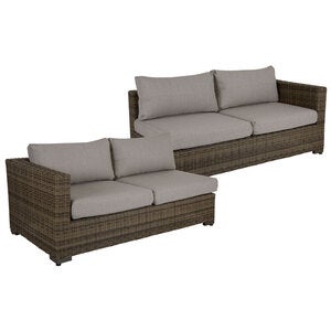 Ninja avslutningsdeler H+V rustikk kunstrotting inkl. vannavstøtende puter Brafab