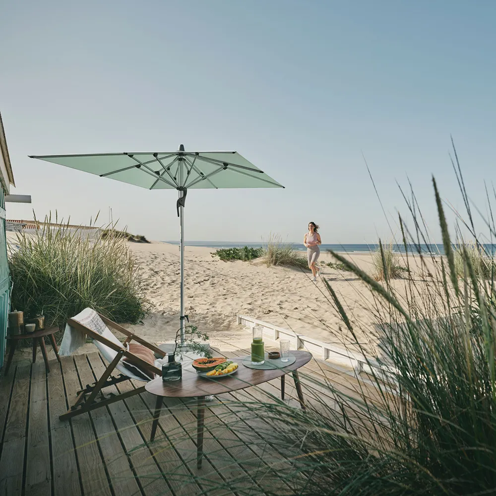 Fortino Riviera 240x240 cm parasoll alu Cat.5 639 Blush