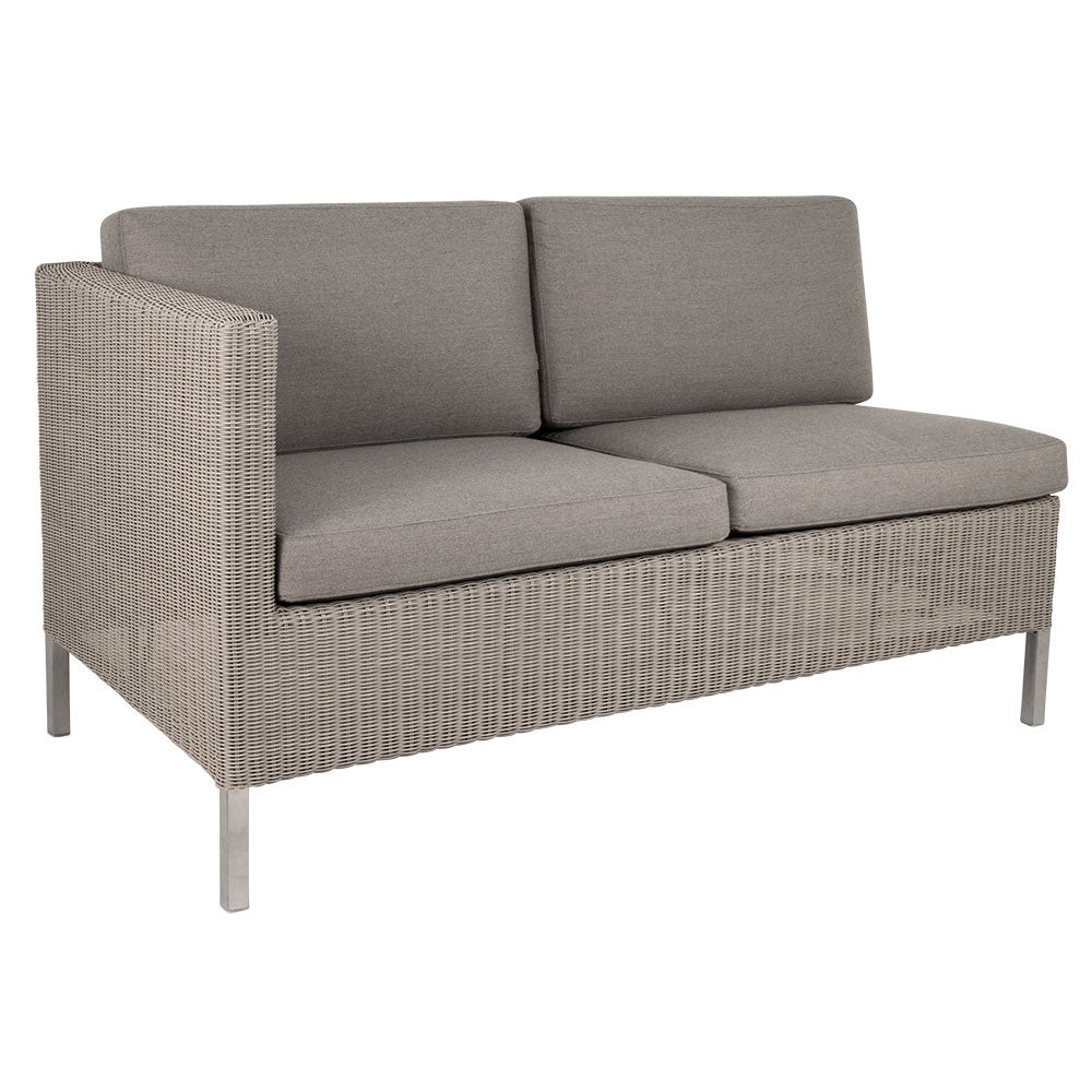 Connect Dining Lounge 2-seters sofa høyre modul Taupe, Can 