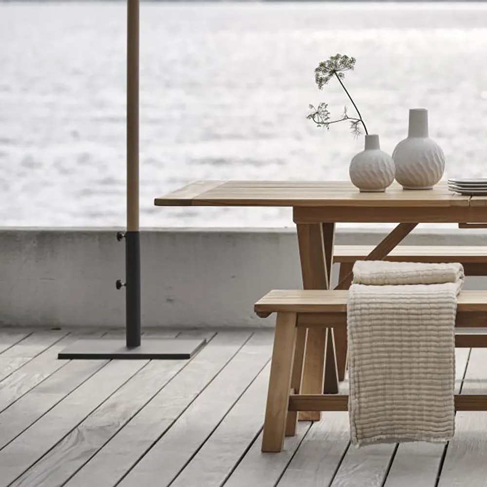 Brutus Spisebord 100x200-265 cm teak