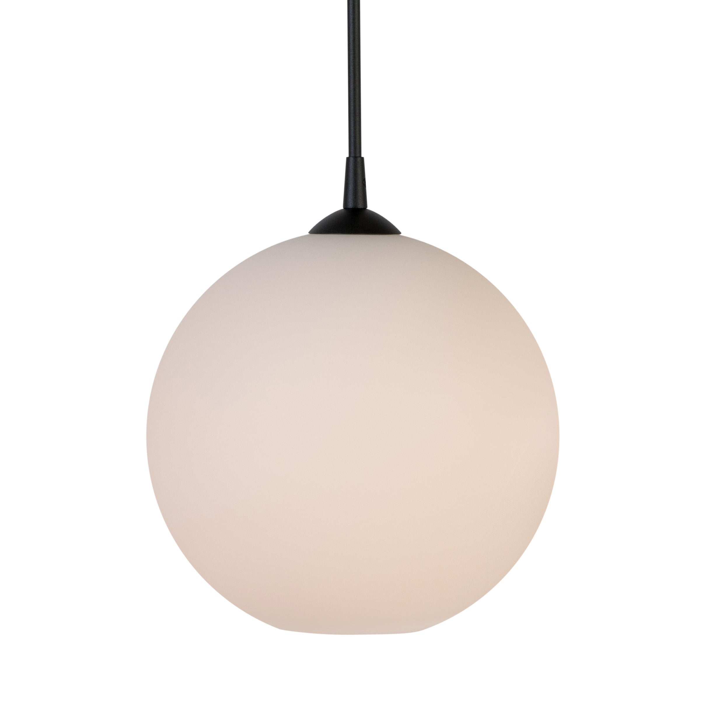 Capo Pendel D300 Svart struktur/Opal glass