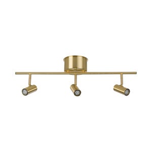 Cato Rail 3 polert messing Mr11 inkl. lyskilde