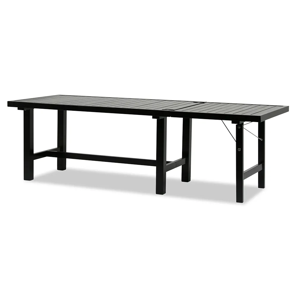 80x68 cm H: 65,5cm indsatsplade aluminium sort 