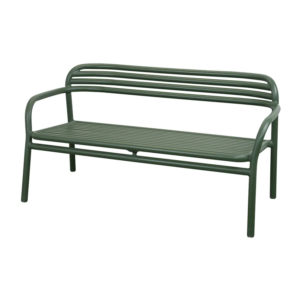 Bliss sofa, stabelbar Dark green, aluminium