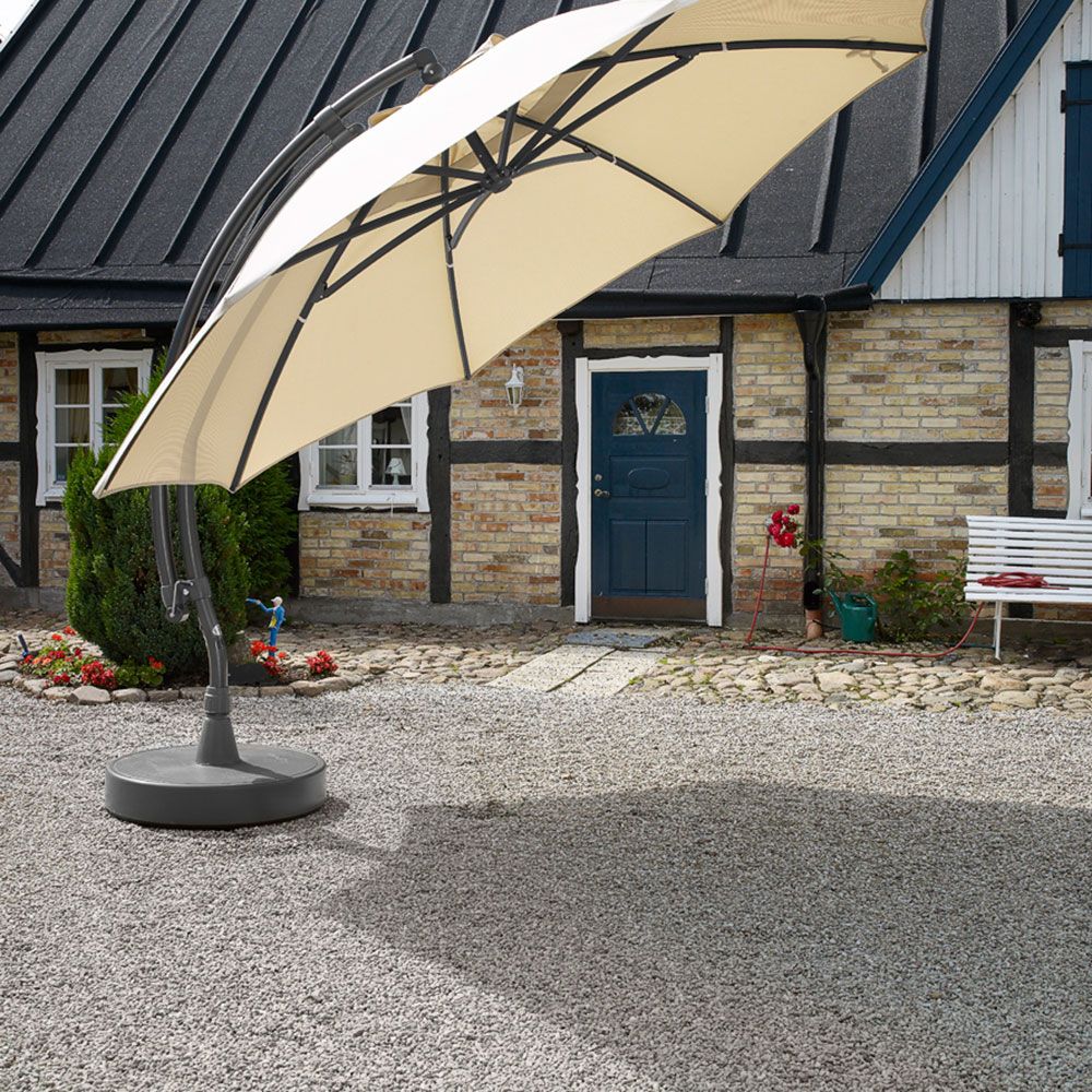 Easy Sund hengeparasoll 375 cm antrasitt Brafab
