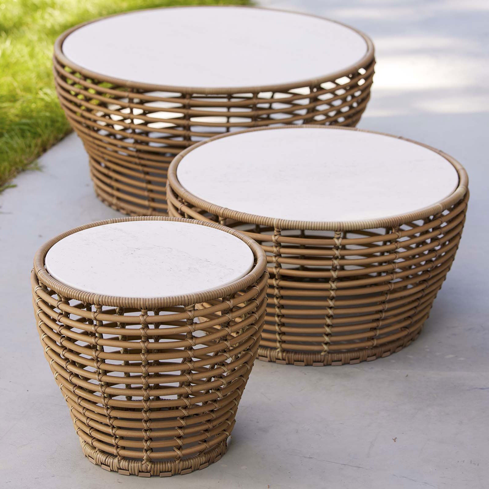 Basket 95 cm Kurv sofabord Polyrattan 