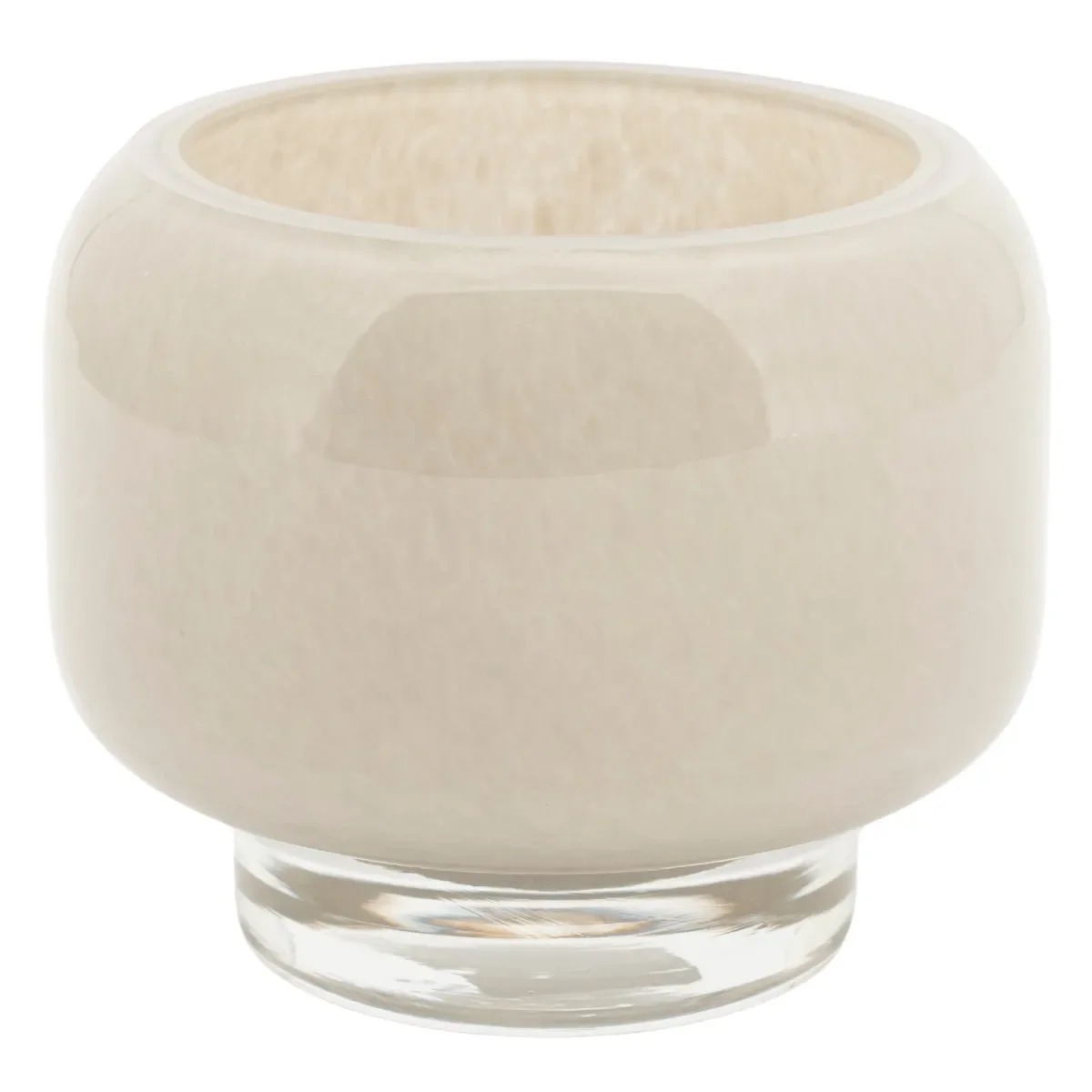 Solenne extra small 11x11x9,5 cm Glass taupe
