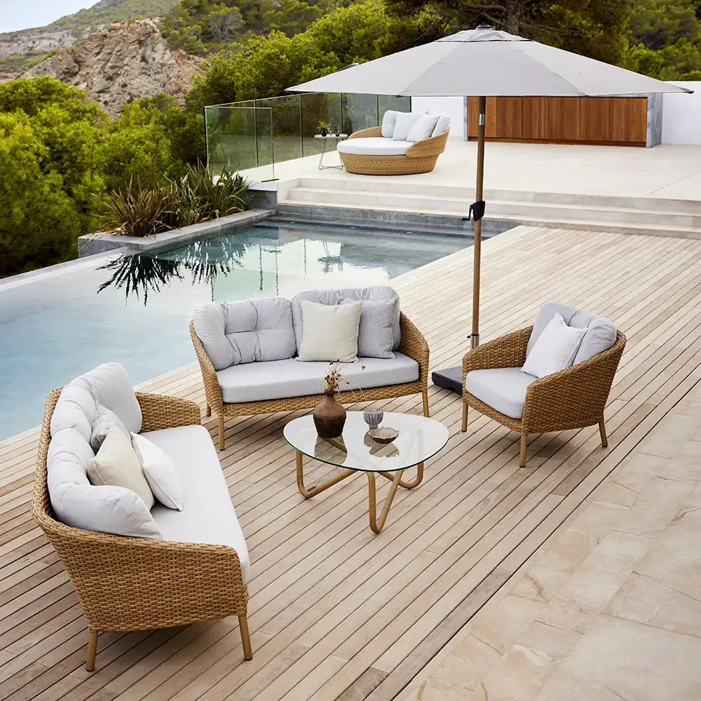 Parasoll 300 cm Taupe / Treutseende