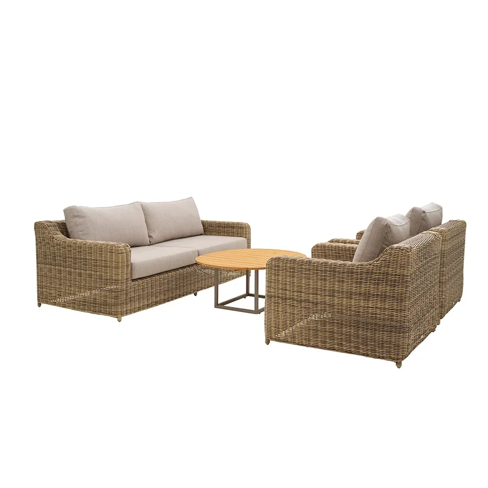 Glendon 3-seters sofa  Rustic / Beige