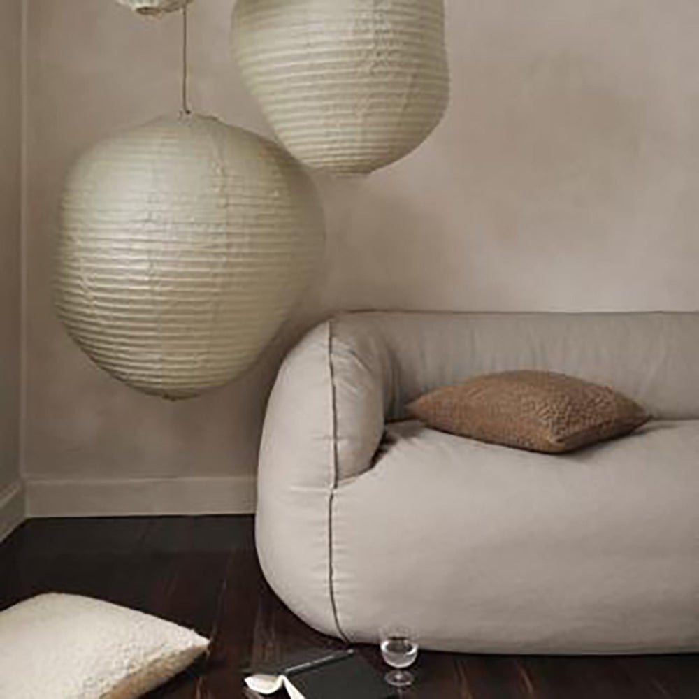  Nesten 2-seters sofa- Re-Cotton - Natural