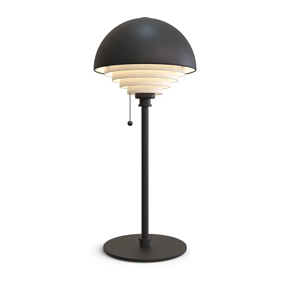 Motown bordlampe svart E27