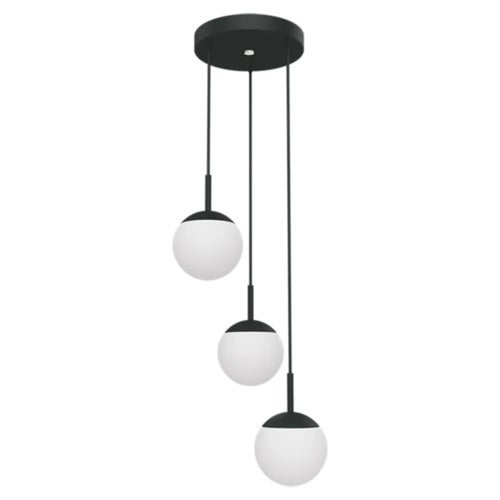 Mooon! Trippel taklampe Anthracite 