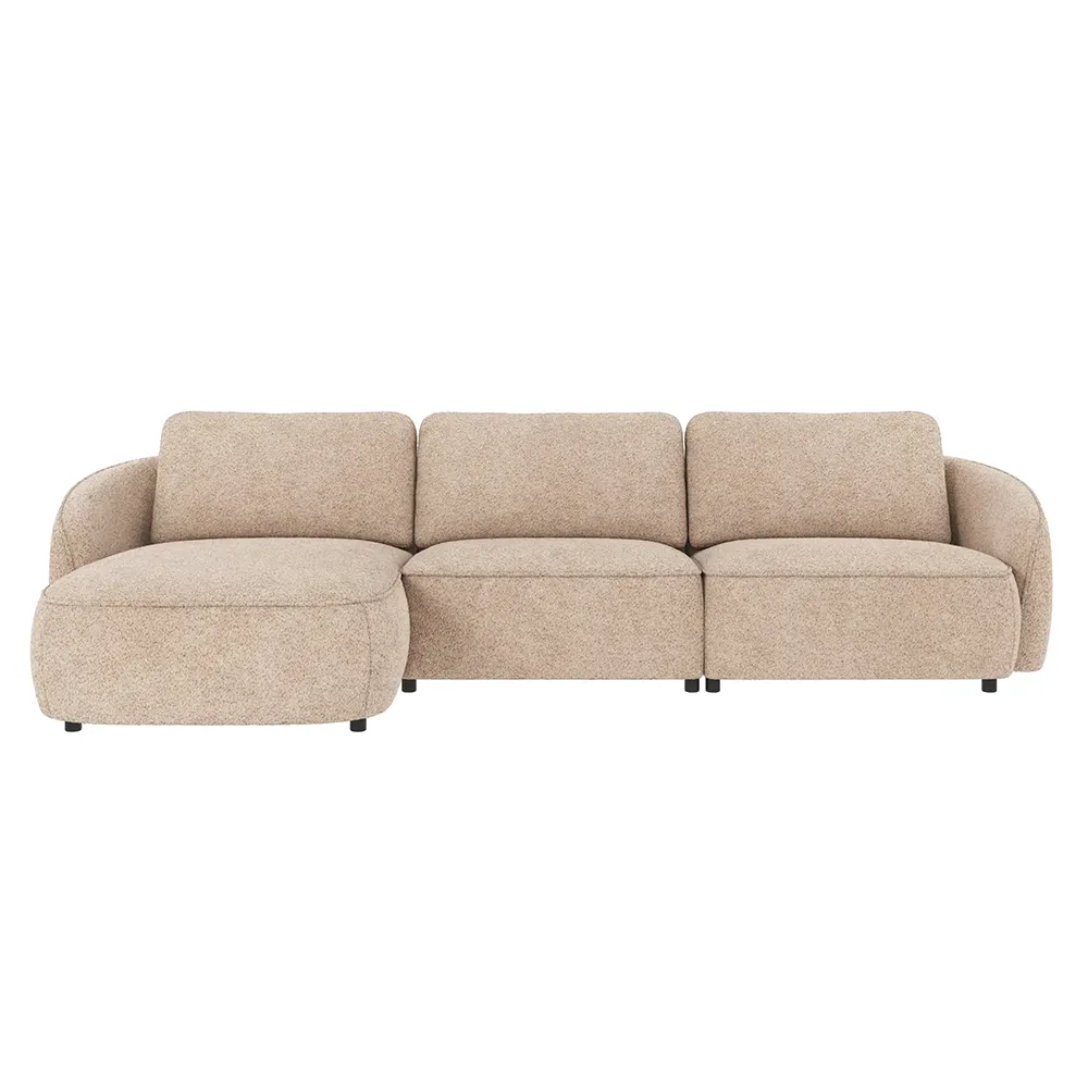 Rowico Home, Norris sofa 4-seter sofa chaiselong venstre stoff Anna lys beige Rowico Home, Norris sofa 4-seter sofa chaiselong venstre stoff Anna lys beige