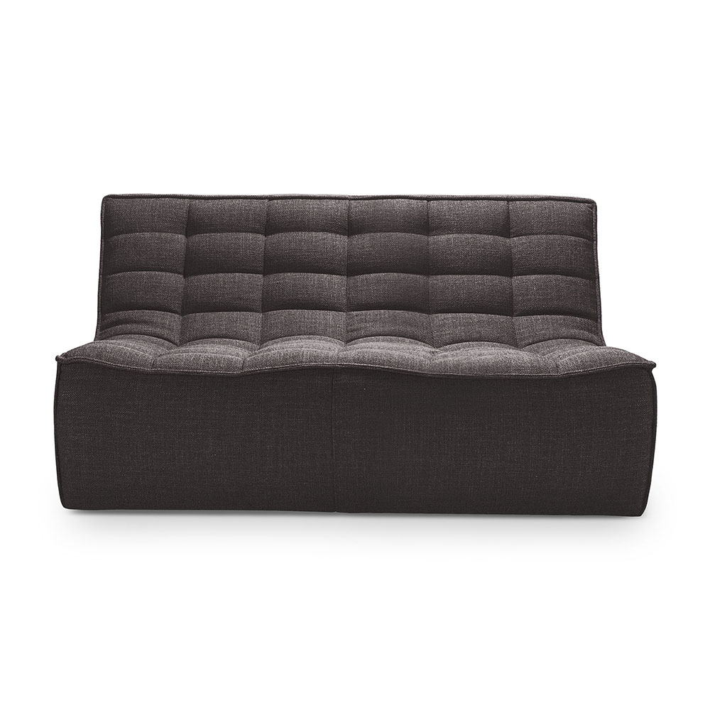 Ethnicraft, N701 2-seters sofa Dark Grey