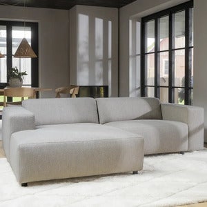 Willard sofa 3-seter sofa chaiselong venstre stoff Alice lys beige