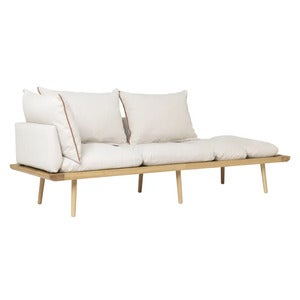 Lounge Around  3-seters sofa Oak/White Sands