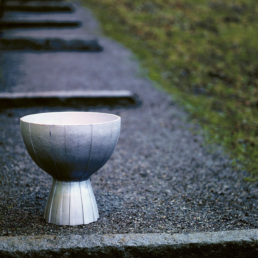 Duett blomsterurne natur