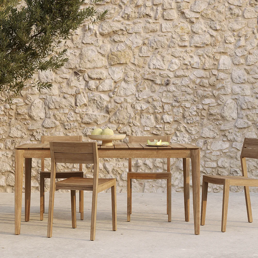 Bok Spisebord 162x80 cm Teak 