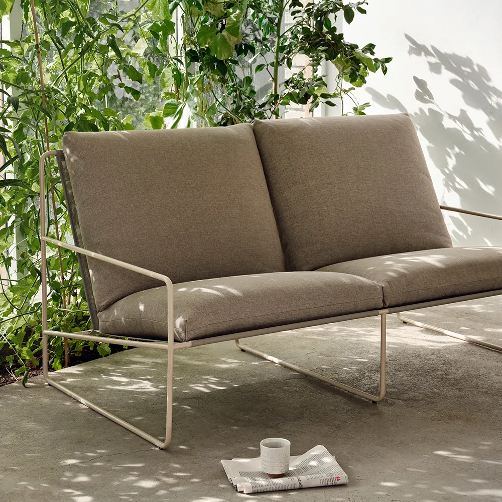 Desert 2-seters sofa Black/Dark Sand