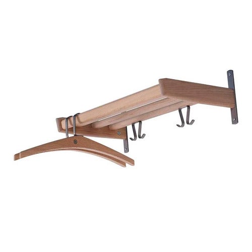 Meja hattehylle 59 cm Hvitoljet eik