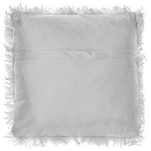 Wooly pyntepute 45x45 cm Silver