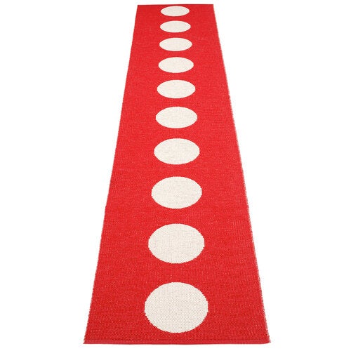 Vera matte 70x375 cm red / vanilla 