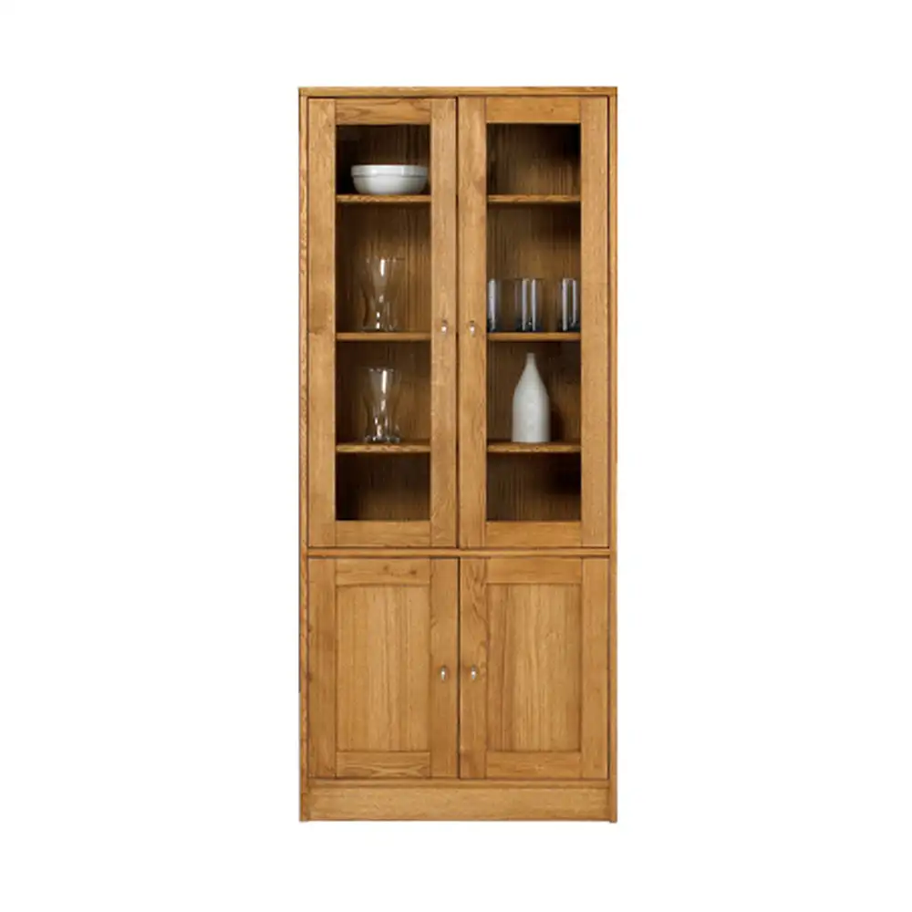 Ekliden E7 Vitrineskap i oljet eik 