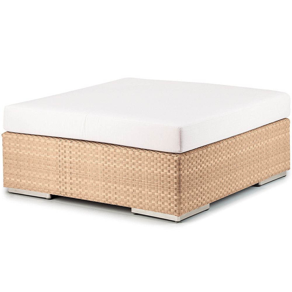 Lounge fotskammel 110 cm blekemiddel 