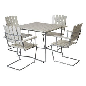 Spisegruppe B31 og A2 oljet eik Grythyttan Stålmöblerr