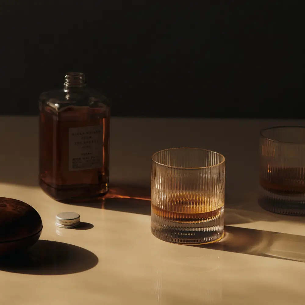 Ripple Tumbler Glass 2-pakning Klar