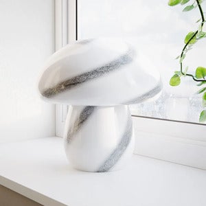 Mira Mushroom bordlampe Hvit/Sort