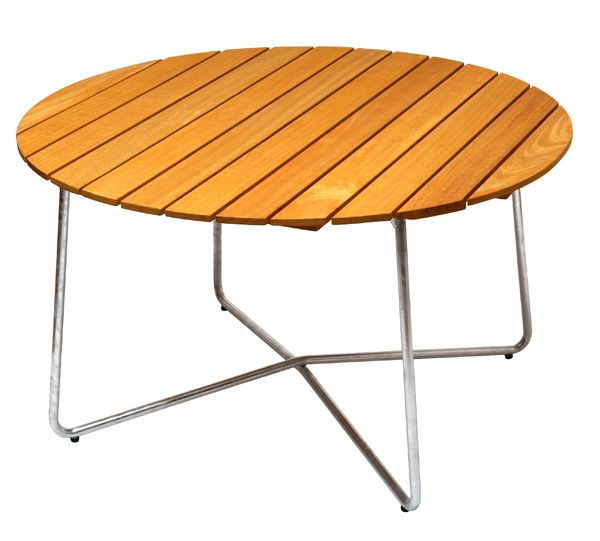 9A Bord 120 cm oljet eik Grythyttan Stålmöbler