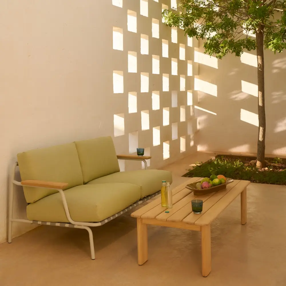 Sofabord Teak 135x55 Assemble