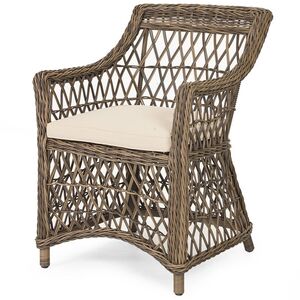 Beatrice karmstol brun/beige 