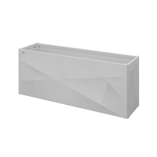 Dyrkingsbed 2 x 0,5 X-Design metallic 
sølv