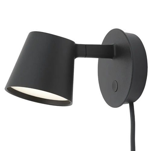 Tip vegglampe - Black