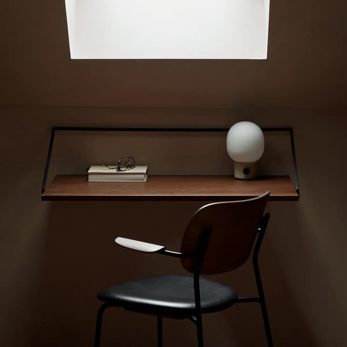 JWDA Bærbar Lampe Stål Alabasthvit